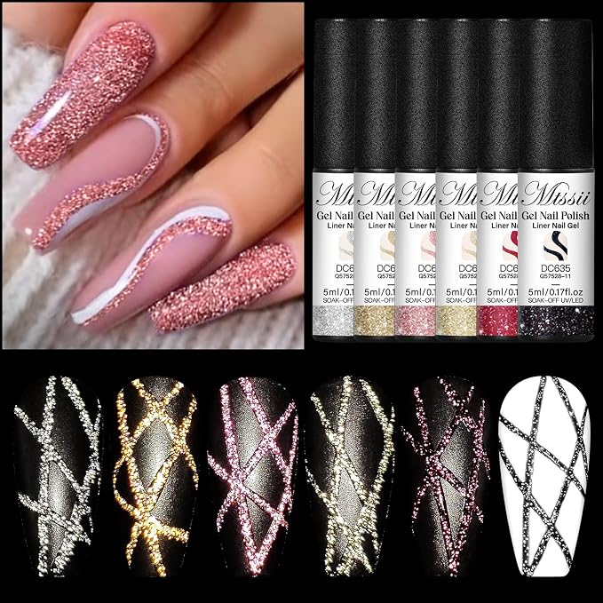Reflective Glitter Liner Gel