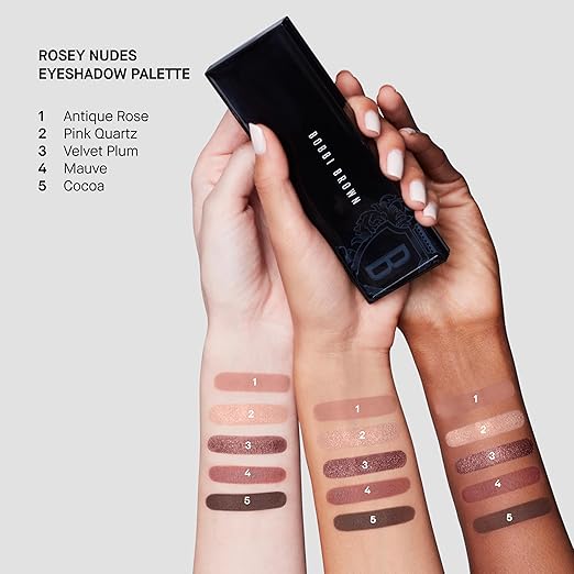 Rosey Nudes (Matte and metallic neutrals with a rosey tint, from sparkling pink-beige to intense coc