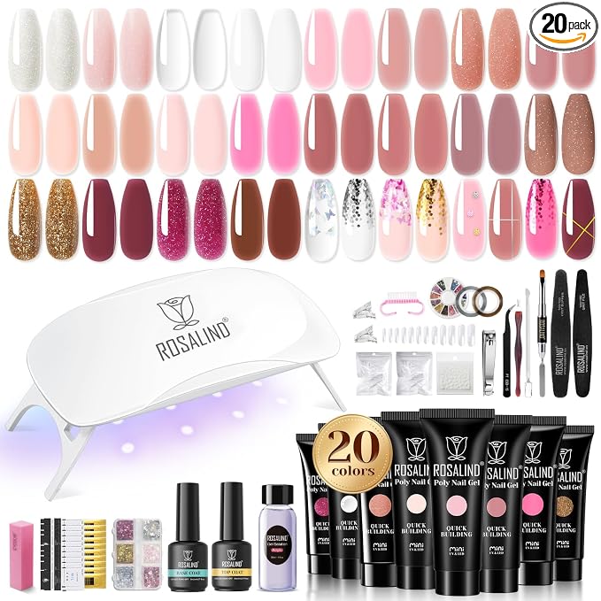 20 Color Poly Nail Gel Kit-02