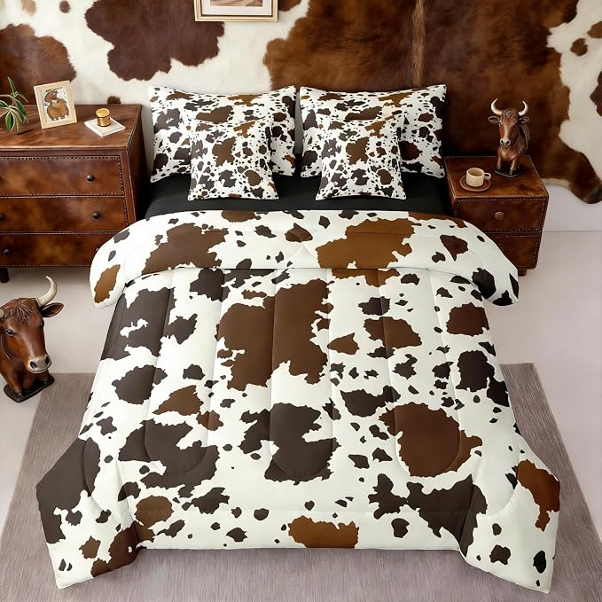 Brown, White, Dark Brown