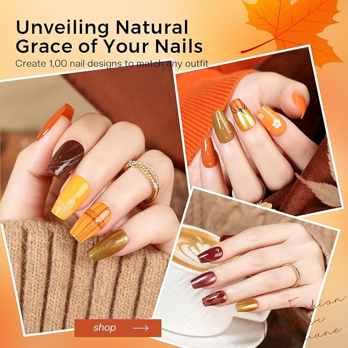 Orange Fallen Leaves