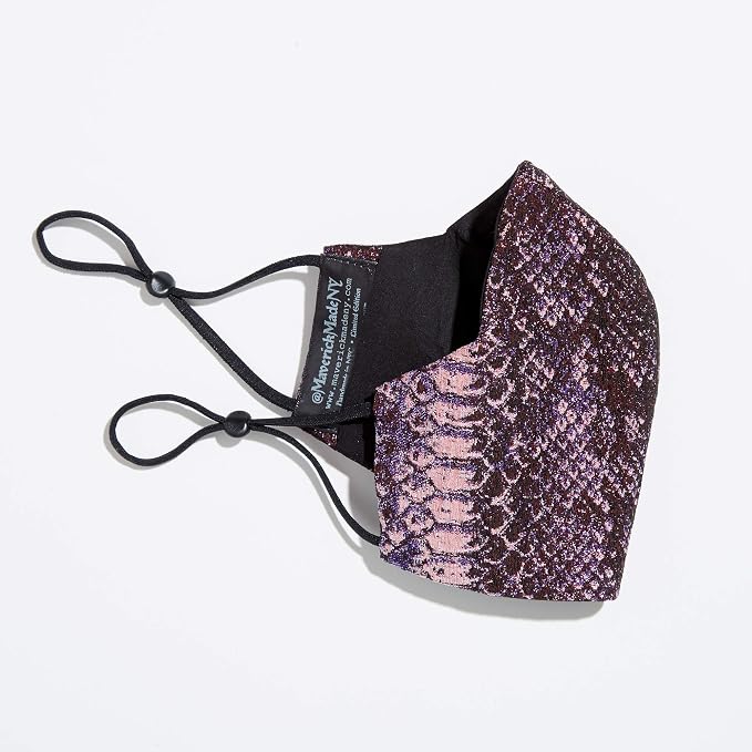 Iridescent Purple Python Mask