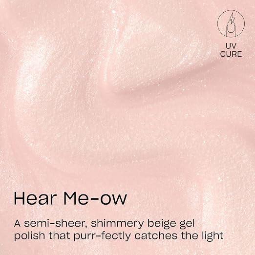 Hear Me-ow | Semi-Sheer Soft Neutral Pink Shimmer