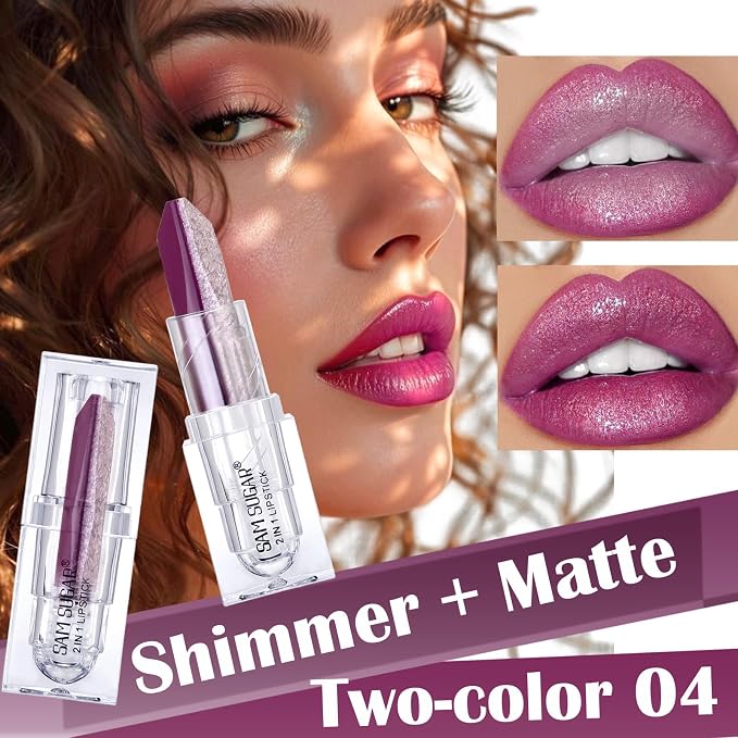 3 dual-color lipsticks