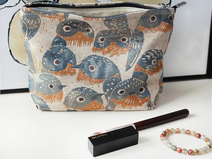 GZTH Creamy Beige Penguin Canvas 1 Bag
