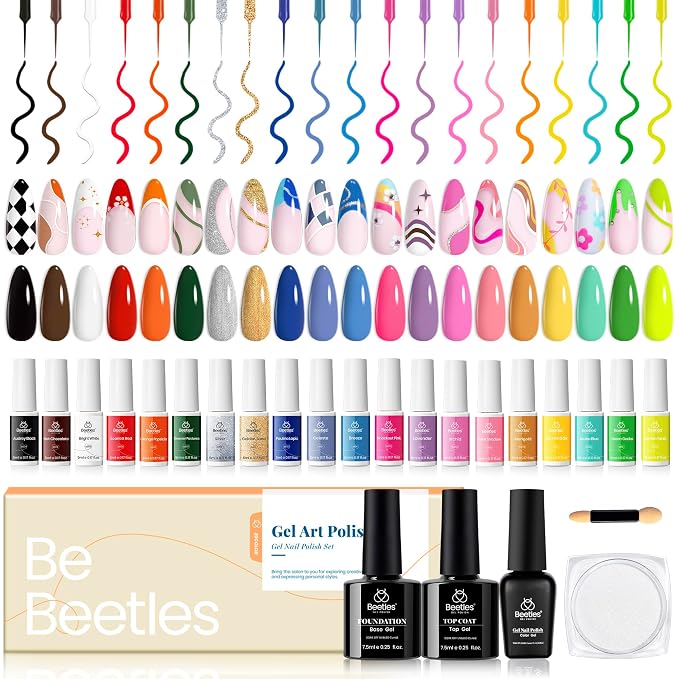 0-20 Colors Gel Art Set