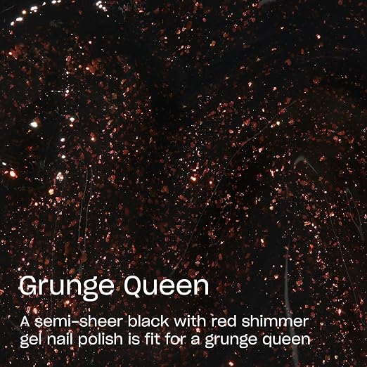 Grunge Queen | Semi-Sheer Dark Red-Copper Shimmer