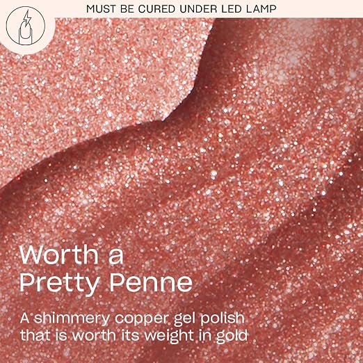 Worth a Pretty Penne | Opaque Soft Copper Brown Shimme