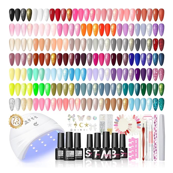 60 Bottles Gel Nail Polish Kit