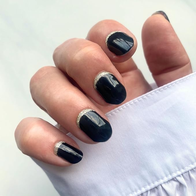 Black W/ Gold Reverse French
