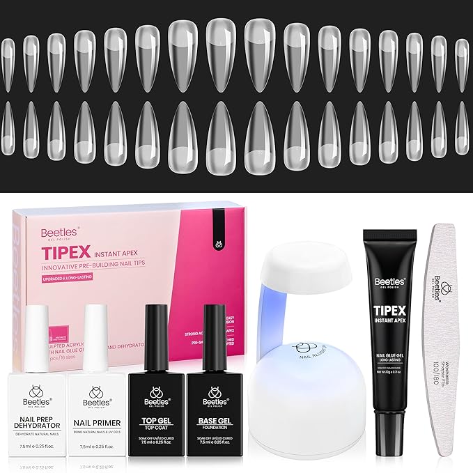 4 - Tipex Nails Kit | Long Stiletto | 224