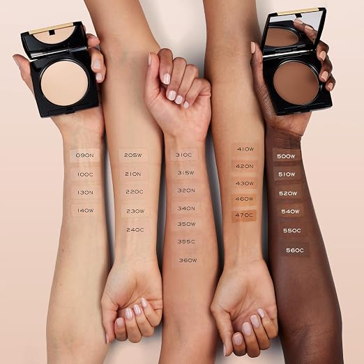470 Suede Cool: deep skin tones with neutral red undertones