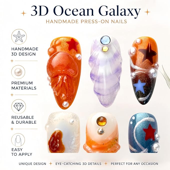 Mermaid Ocean Medium Almond