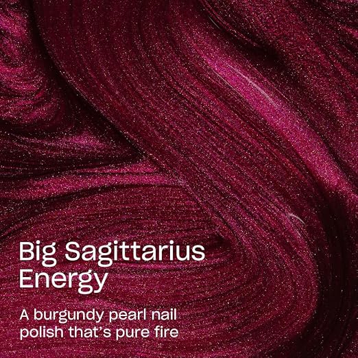 Big Sagittarius Energy | Opaque Dark Red Pearl