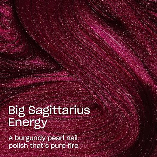 Big Sagittarius Energy | Opaque Dark Red Pearl