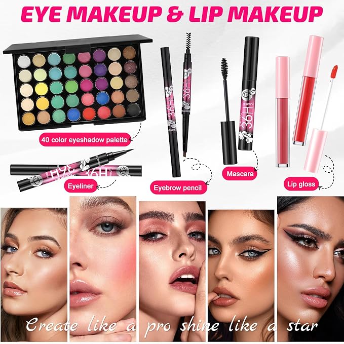 Rainbow Colors Eyeshadow