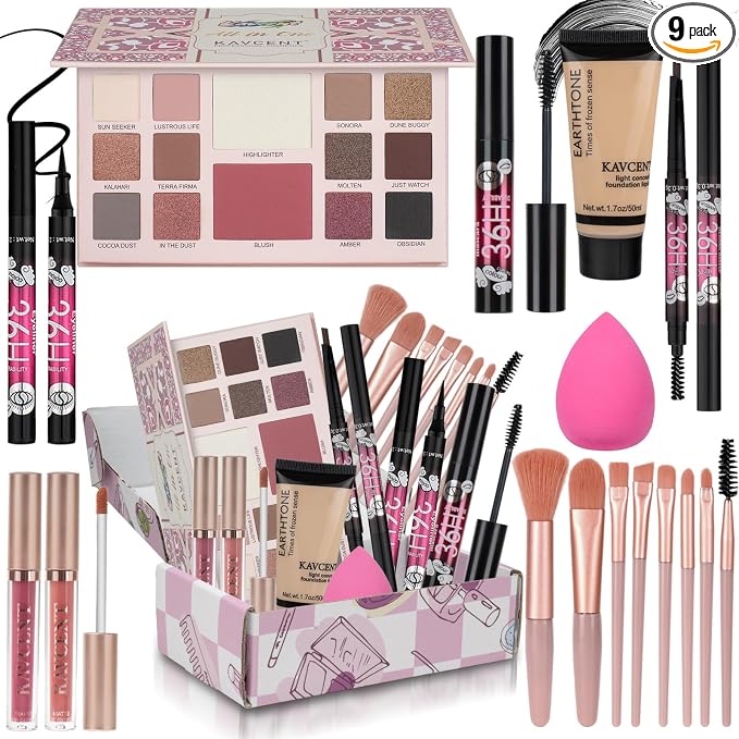 KAVCENT Teens Girls Makeup Set