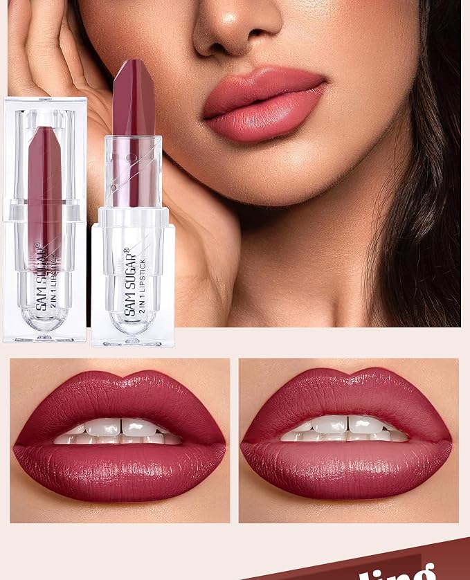 3 dual-color lipsticks