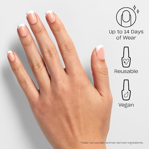 Fluent in French | Nude Pink & White French Tip
