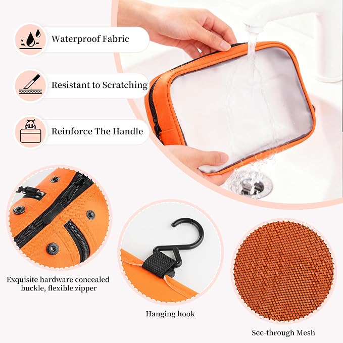 Faux Leather Orange