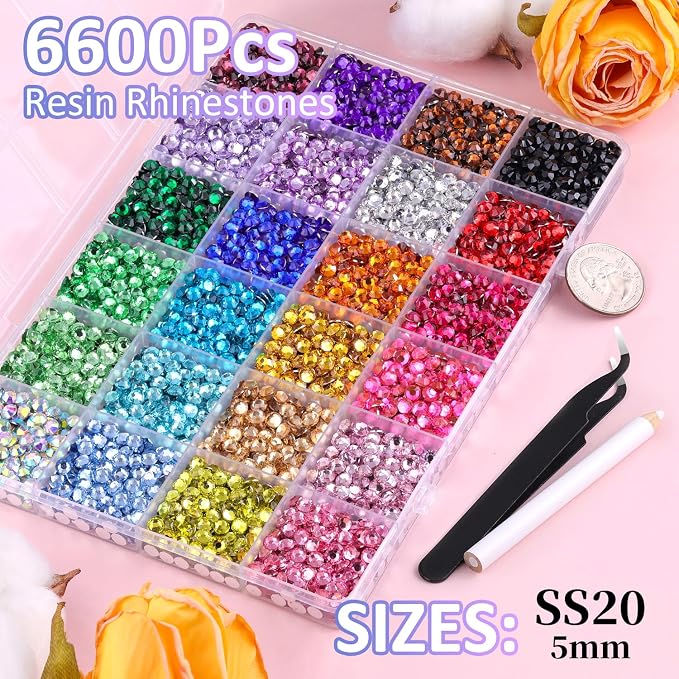 Resin Multicolored 5mm