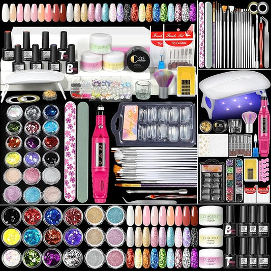 21pc Acrylic Powder + 8pc Gel Polish