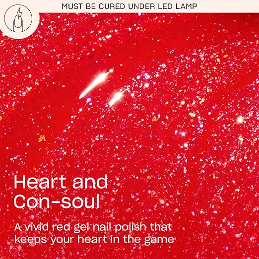 Heart and Con-Soul | Opaque Bright Vivid Red Shimmer