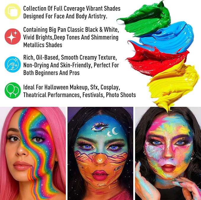 Red, blue,green,pink,black,white