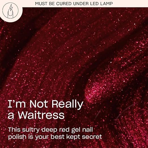 I'm Not Really a Waitress | Opaque Dark Red Pearl Shimmer