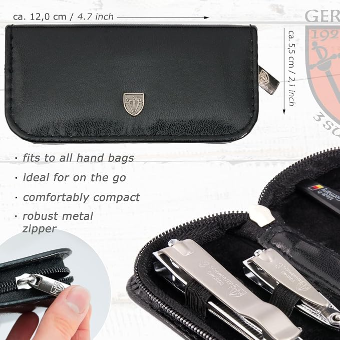 BLACK - SYNTHETIC LEATHER