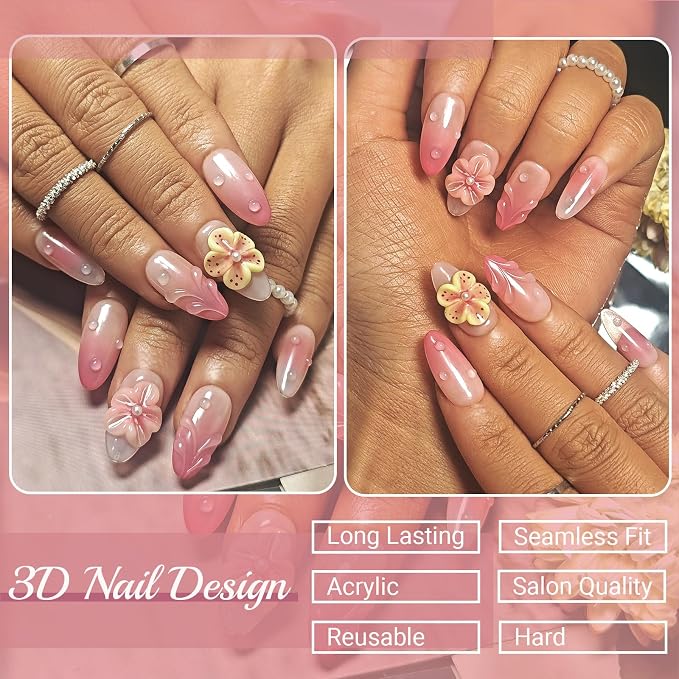 3D Floral Blush