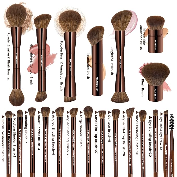 20pcs with gift box-Dark brown