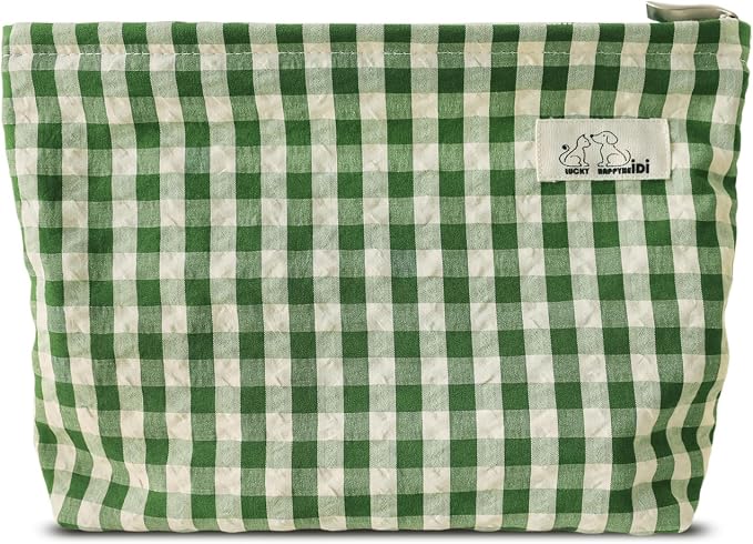 001 SX427 Green Gingham Canvas