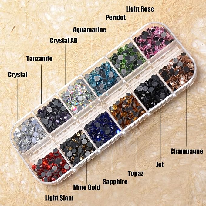 12-Colors, 3 Sizes