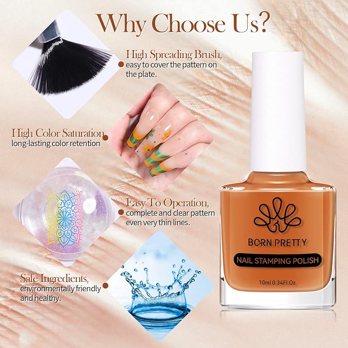 stamping polish fall winter colors