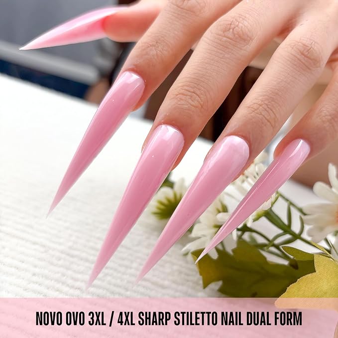 Stiletto XXXXL XXXL Nail Dual Form for Polygel 70