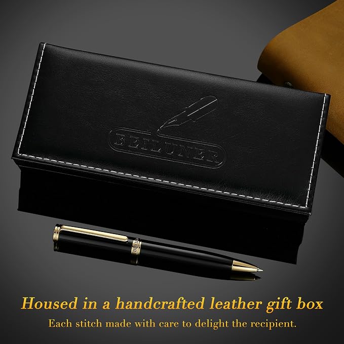 Piano Black and Gold Finish