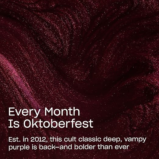 Every Month is Oktoberfest | Opaque Dark Purple Shimmer