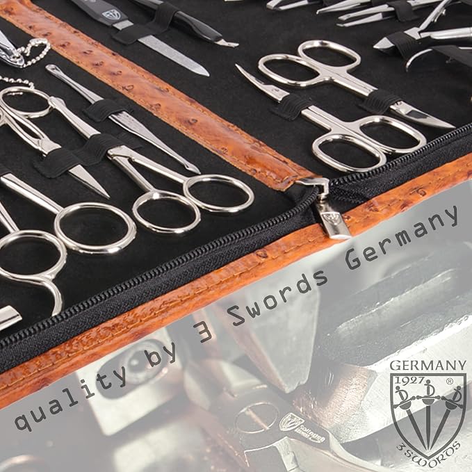 Ostrich Cognac / Synthetic Leather