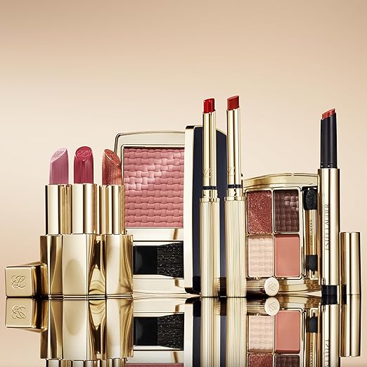 Poolside - Multi: warm caramel (matte), cool cobalt (metallic), champagne (shimmer) and cool deep na