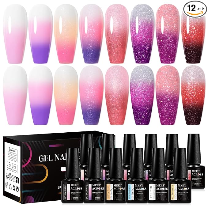 12Pcs 8 Colors Set1