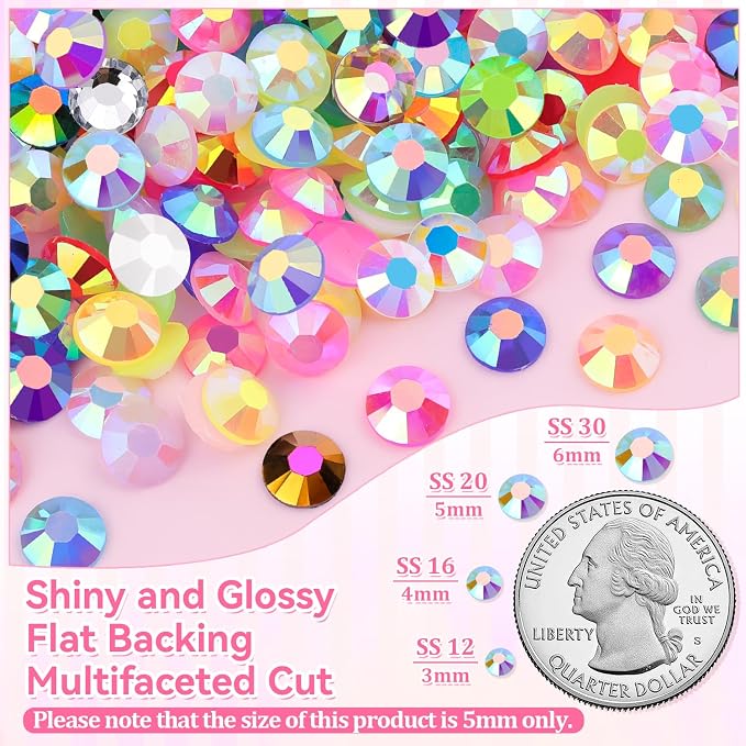 40 Colors Jelly AB| 5mm