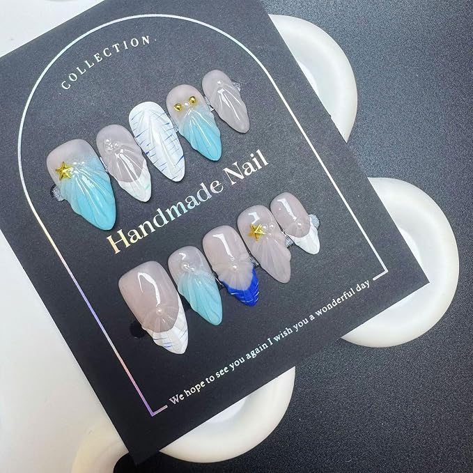 Handmade Almond Nails 28
