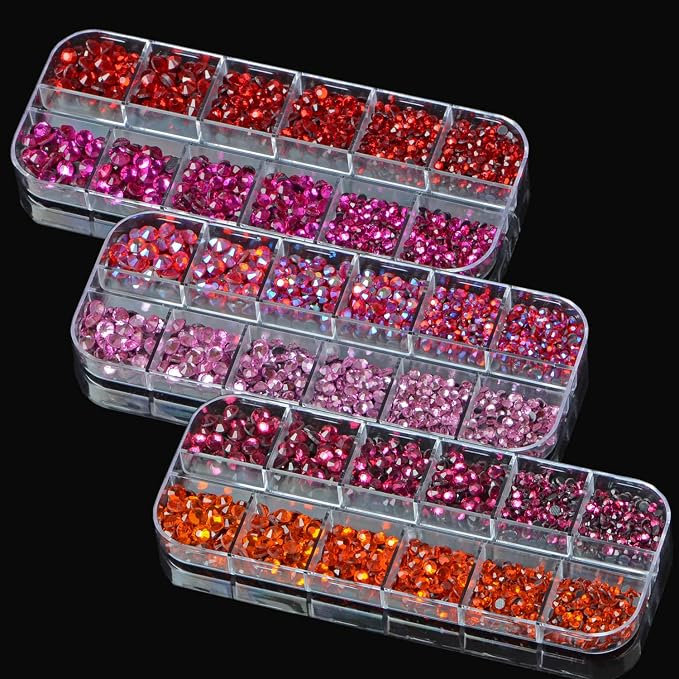 Red Color Series, 3-Sizes,6-colors