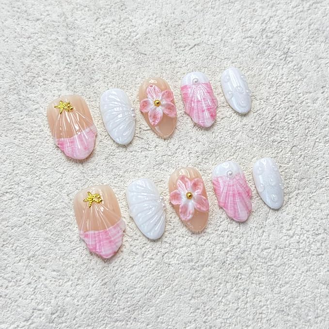 Handmade Almond Nails 31