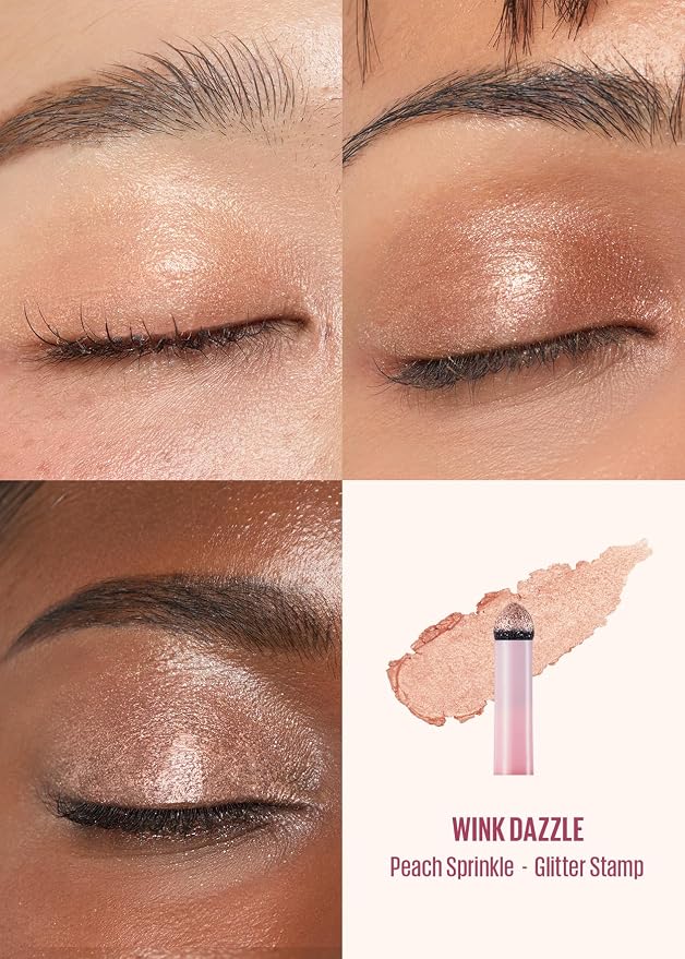 03 Peach Sprinkle (peach coral & sunset peach - shimmer)