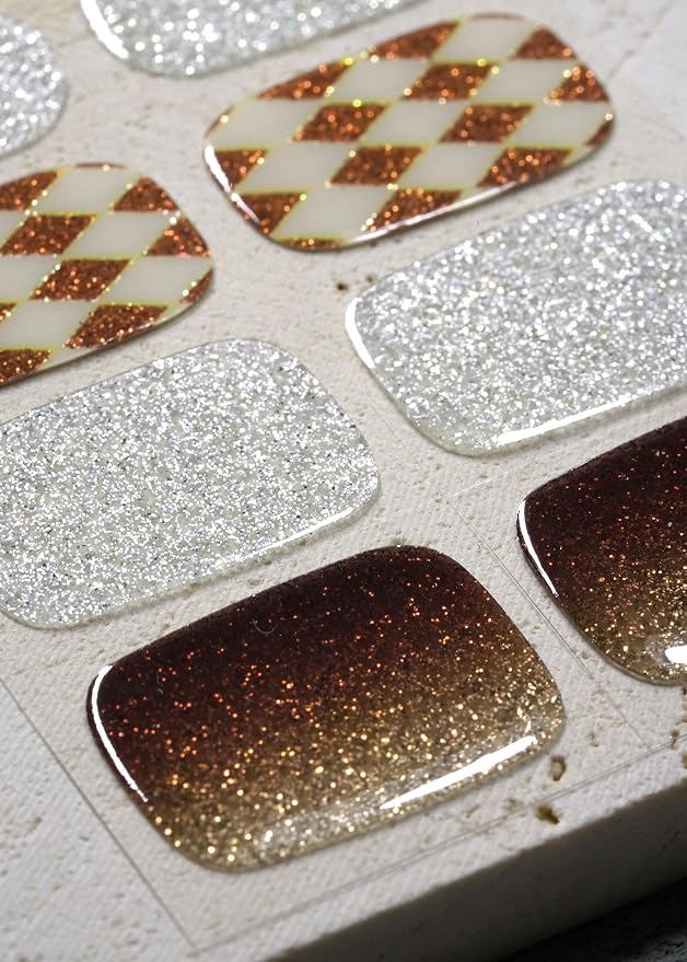 Brown Check Sparkle