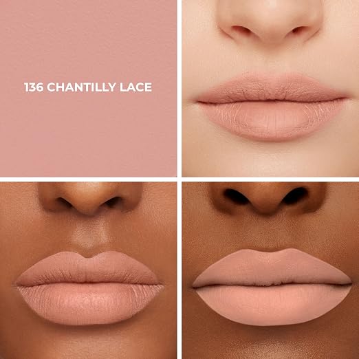 136 Chantilly Lace - Pale Muted Peach Beige