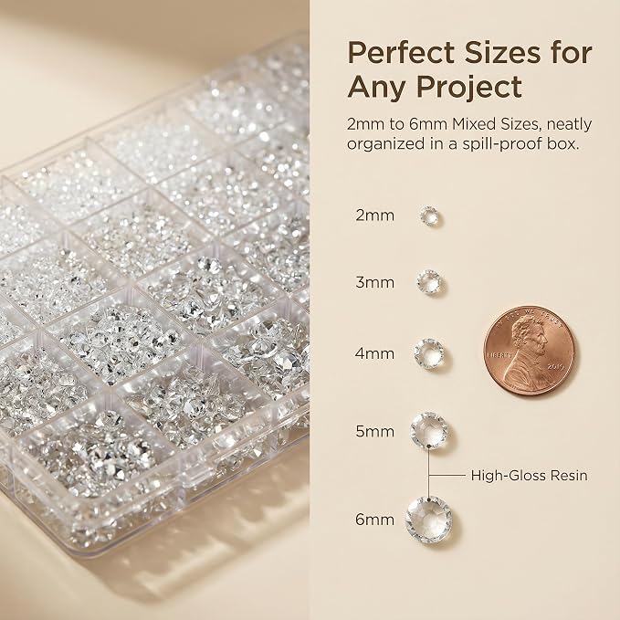 Transparent 2-6mm
