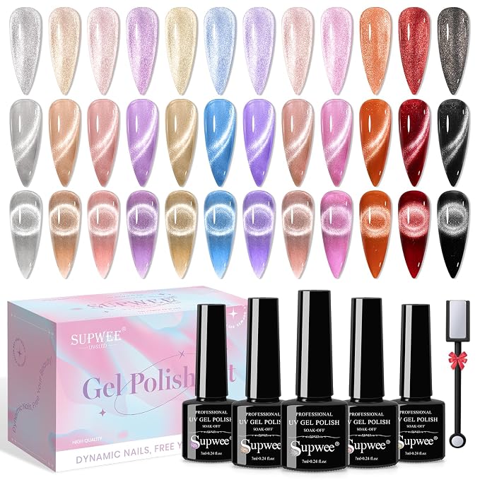 12 Colors Smoothie Cat Eye Gel